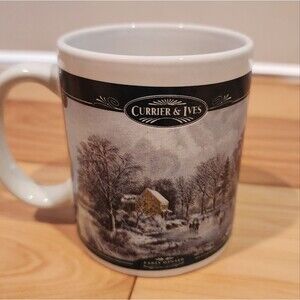 Currier & Ives Early Winter coffee mug